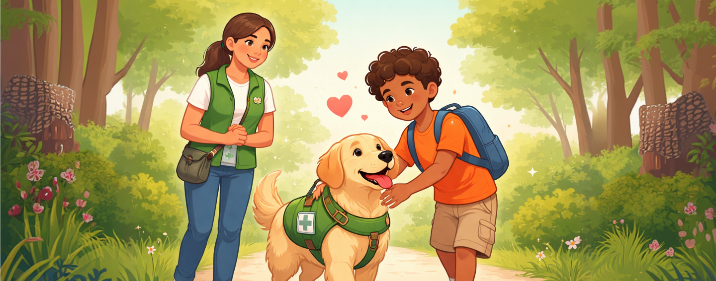 how to get a service dog for autism from application to training